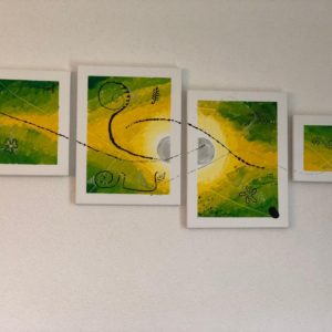 Quadriptyques vert